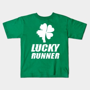 Lucky Runner St. Patrick's Day Funny Kids T-Shirt